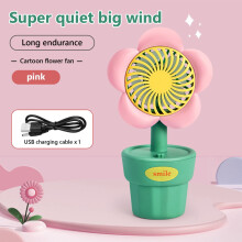 Wentylator do doniczek Rural Wind, wentylator biurkowy zasilany przez USB, konstrukcja z tworzywa sztucznego, do biurka, sypialni i ogrodu, kolor