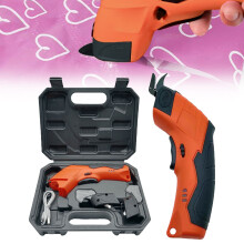 Rechargeable Electric Scissors – Cordless Cardboard, Fabric & Plastic Cutter, Heavy-Duty Craft Tool, Compatible with 110–240V