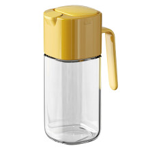 Bottiglia dispenser in vetro per cucina con beccuccio versatore e tappo ermetico per oliera