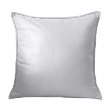 Grå pyntepute 45x45cm, nøytral dekorativ pute til sofa, stue og soverom – kompatibel med standard innlegg
