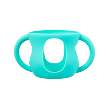 Shockproof Silicone Baby Bottle Holder, Easy-Grip & Anti-Slip – BPA-Free, Compatible with Glass Bottles & Pacifiers