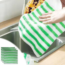 Lot de 12 chiffons Ă vaisselle en microfibre, 100 % polyester, absorbants et ne peluchent pas, pour la cuisine, la maison et la voiture.