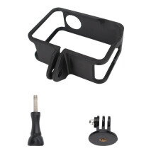 Moldura protetora para OSMO Action 6, capa resistente a impactos com encaixe para tripé de 1/4", adaptador universal para proteção contra