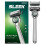 The six-blade razor system adopts multiple bending technology, a precise razor handle, and contains two blades 1