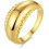 Chunky18K Forgyldt Rustfrit Stål Ring til Kvinder 1