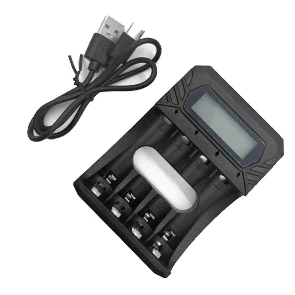 Lcd Display Intelligent Battery Charger Dock For 1.5V Aa 3A Lithium Batteries 9327961666115