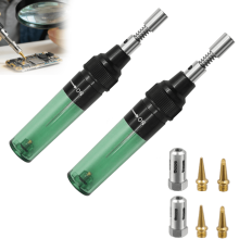 4-in-1 Portable Soldering Iron Kit, Cordless Gas Welding Tool, Fast Heating, USB-C Powered, with Fuel Tank – 2PCS, compatible with electronics