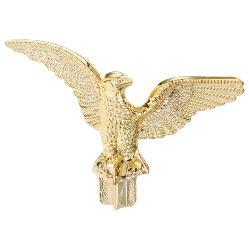 Flagpole Eagle Topper in Golden Plastic Decorative Garden Flagpole Head