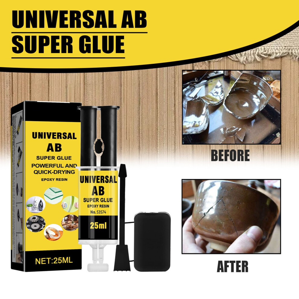 Universal Metal Epoxy Resin Ab Â25Ml Fast Drying & Heat For Material Bonding 9327961666238