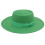 Dame Ensfarvet Sløjfe Cowboyhat Polyester Solhat 1