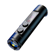 QenASHaing Aluminum alloy flashlight, 500 lumens with magnetic clip and Type-C charging, for camping hiking emergency backup and hands-free home use
