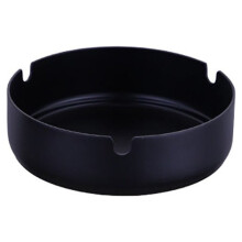 Office Supplies,Stainless Steel High Temperature Resistant Drop Resistant Round Design Ashtray