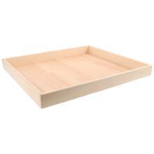 Beige wooden sand tray desktop sandbox 1 piece
