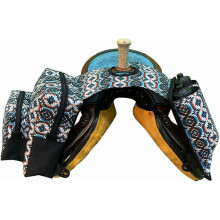 Showman Aztec Print Insulated Horn Bag w/Water Bottles