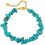 Turquoise beaded bracelet 18K gold plated 1