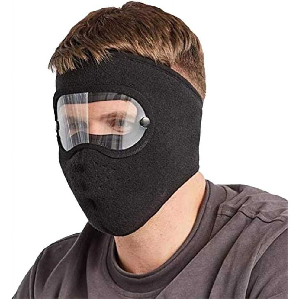 Winter Windproof Face Mask With Detachable Goggles And 971050665993