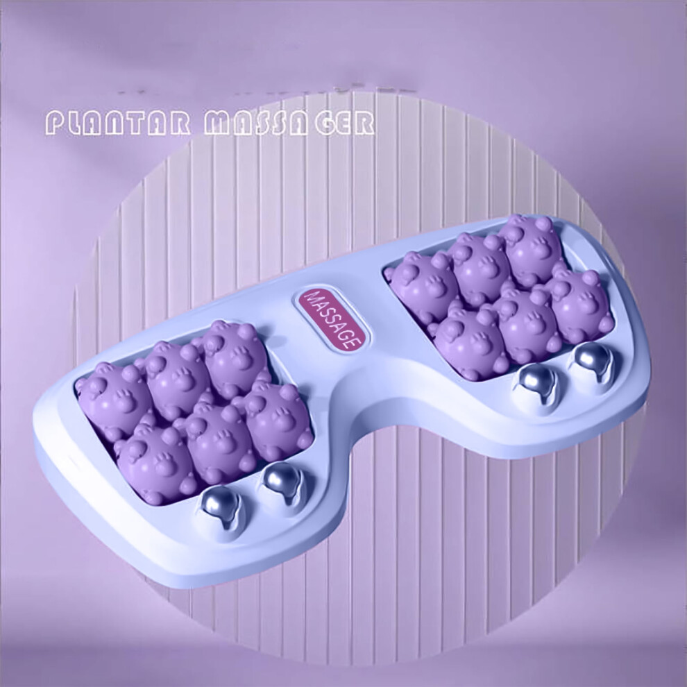 Purple Foot Massage Roller For Plantar Fasciitis Relief, Magnetic Bead Massager For Arch Muscle Relaxation
