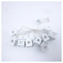 Wooden House LED Fairy Lights for Indoor Christmas Decor, Mantle, Bedroom, Window, Tree & Weddings