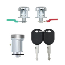 Lock Cylinder Assembly For Trucks Corrosions Resistant Metal Plastic Tool Less Installation Security 703362 707592C