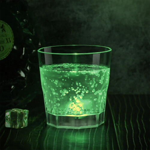 LED-beleuchtetes Trinkglas – 12-oz-Acrylbecher