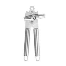 Multi Function Can Opener, 304 Stainless Steel Manual Can Opener With Comfort Grip Handle, Kitchen Gadget For Easy Can Opening