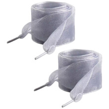 Durablility Flat Organza Shoelaces 100cm/120cm Long for Kids Teens Athletic Shoes Trainers