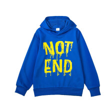 Sweat à capuche en maille pour garçon, style street dance, imprimé réfléchissant, manches longues