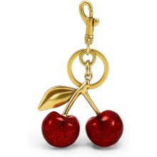 Cherry Bag Charms Purse: Key Chains Women Cute - Car keyrings leather handbags - Valentines Day Gifts