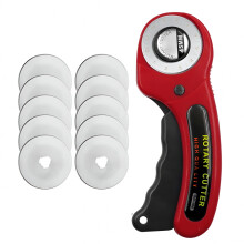 45mm Round Wheel Rotary Cutter Quilting Sewing Roller Fabric Cutting Tools