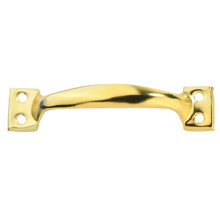 Antique Bow Style Heavy Duty Metal Barn Door Pull Handle 4 Inch Fence Gate Coating Easy Install Sliding Garage Pantry Accessory
