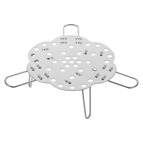 Multipurpose Stainless Steel Steaming Rack Foldable Pot Insert for Cooking and Roasting
