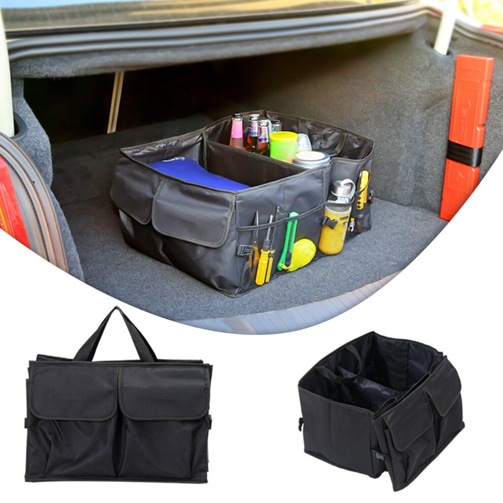 Car Trunk Organizer - Collapsible, Multi-Compartment Automotive Suv Car Organizer For Storage - Truck & Car Accessories For Women And Men 9496895179166