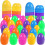 30Pcs Fillable Easter Eggs, 2.17'' Plastic Bright Easter Eggs Empty Bulk Assortment, Perfect for Easter Egg Hunt/Surprise Egg 1