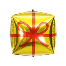 Weihnachtsgeschenkbox-Dekoration – Aluminiumfolie, festliche Party