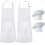 Chef Apron and Hat Set White 2 Pack 1