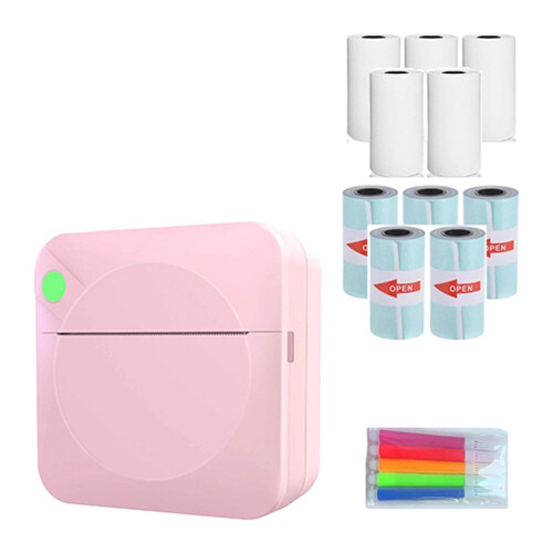Home Decor Portable Mini Thermal Mobile Label Maker with Multiple Templates for Notes and Personal(3ml)