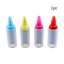 Botellas aplicadoras fáciles de apretar, cortadores de galletas y decoración de pasteles, botellas exprimibles para colorantes alimentarios, fácil