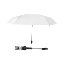 Beach Chair Umbrella 90cm Diamter Adjustable with Clip Fixing Device Lightweight Beige