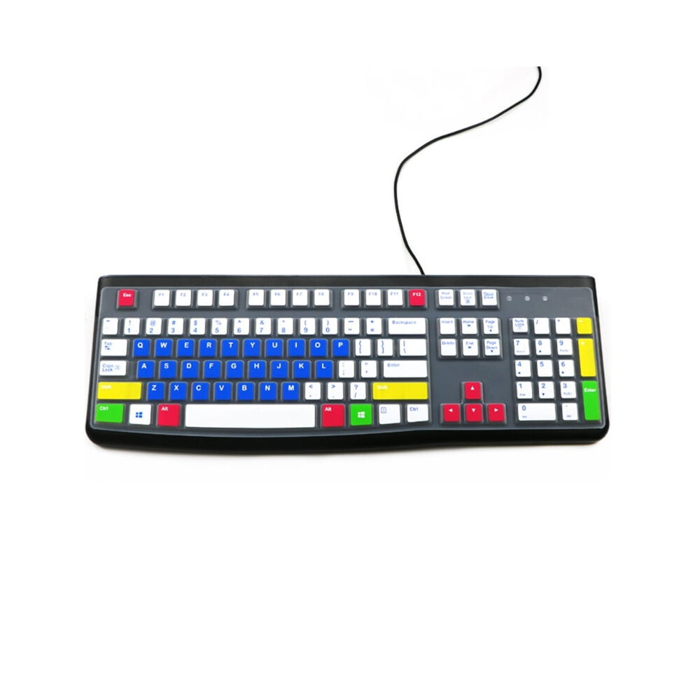 Dustproof Waterproof Transparent Silicone Keyboard Cover Skin Protectors For Compatible With Logitech K120 Mk120 Corded Keyboard Accessories 9448990606580