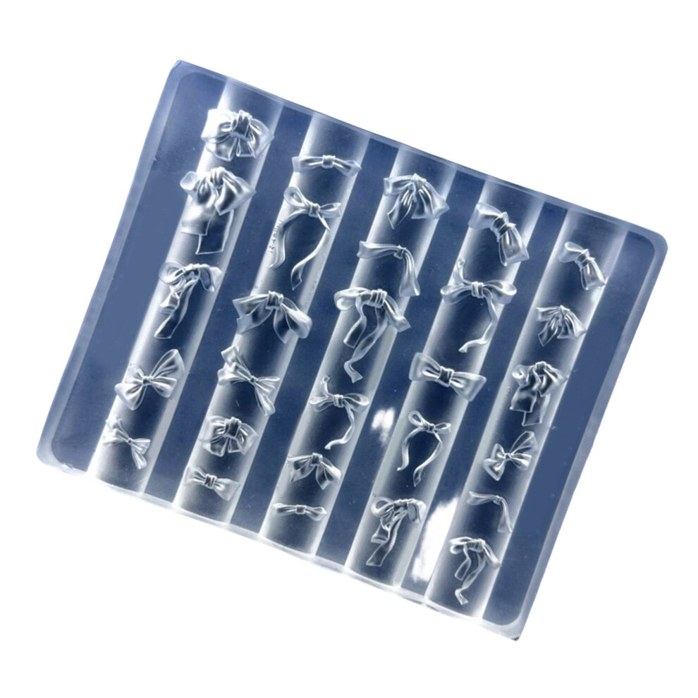 Silicone nail art mold bowknot theme 1 piece