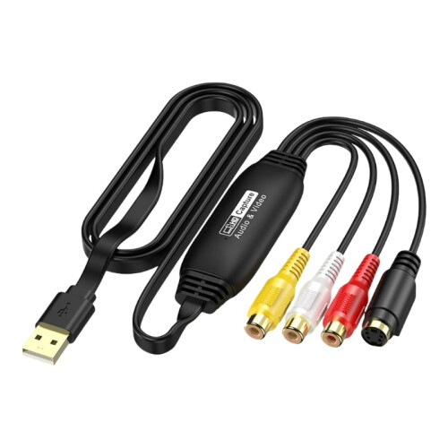 USB Video Capture Card AV to USB 2.0 Adapter