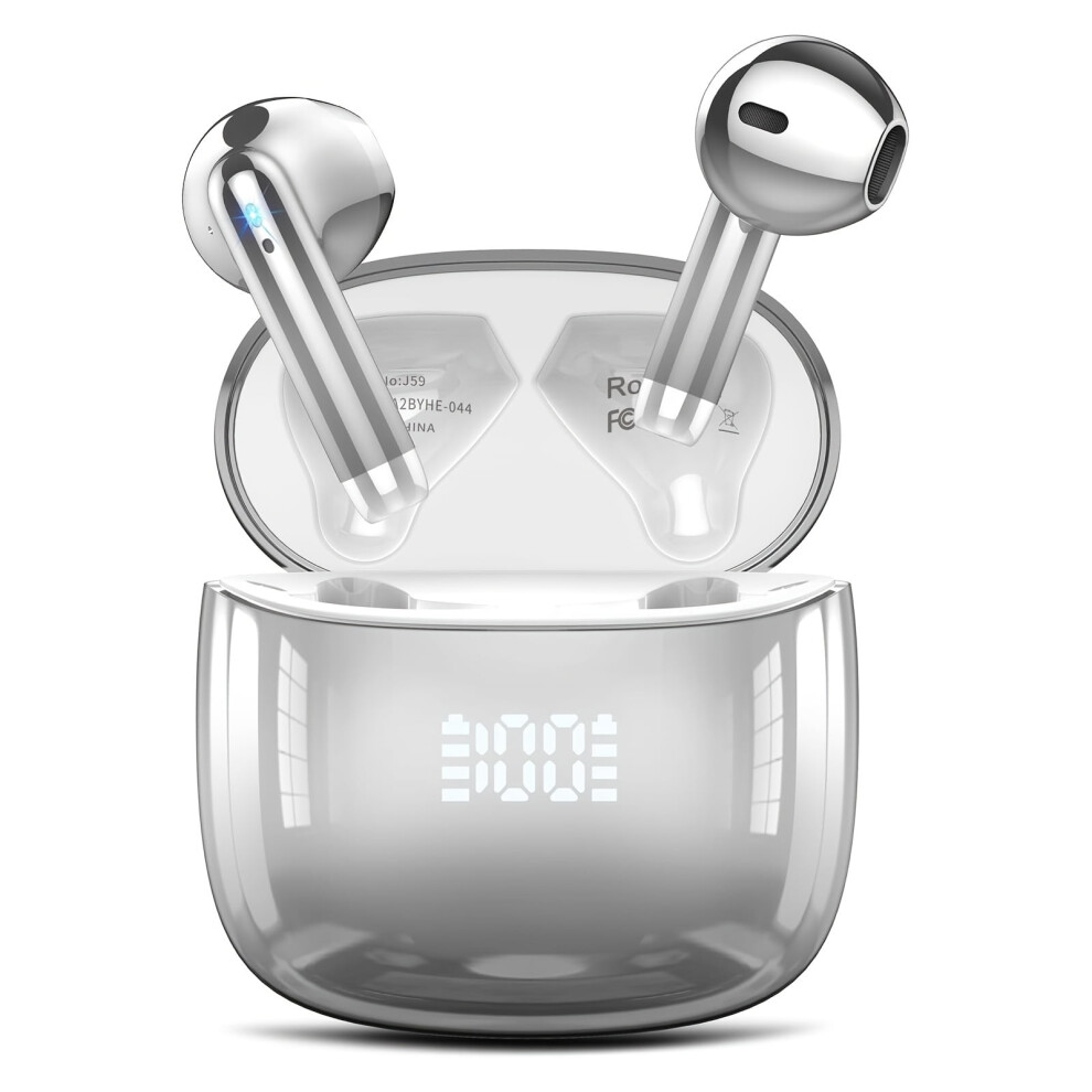 Wireless Earbuds 48H Playtime, Led Power Display, Bt 5.3, 4-Mic Nc, Gradient Design, Compatible With Android/Ios | Valentine's Gift 9448990608485