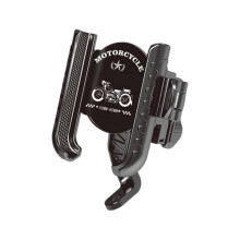 Soporte para teléfono para manillar de motocicleta/espejo retrovisor, soporte para teléfono para scooter y bicicleta, soporte giratorio de 360