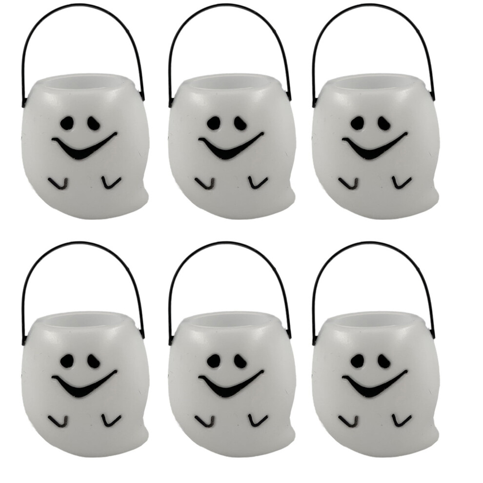 12Pcs Halloween Pumpkin Buckets With Handle, Jack O'lantern Candy Baskets For Trick Or Treating Â Orange Party Favors & Props 9450273979458
