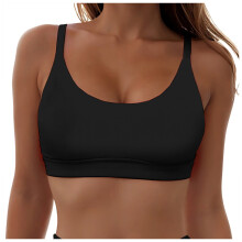 Γυναικείο Μαγιό με Αθλητικό Σουτιέν - Crop Bikini Top Only Modest Μαγιό 2025 με Τετράγωνη
