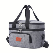 Sac isotherme en tissu Oxford (1 pièce) – Sac polyvalent pour déjeuner, goûter et plats à emporter, portable et pratique, compatible avec tous