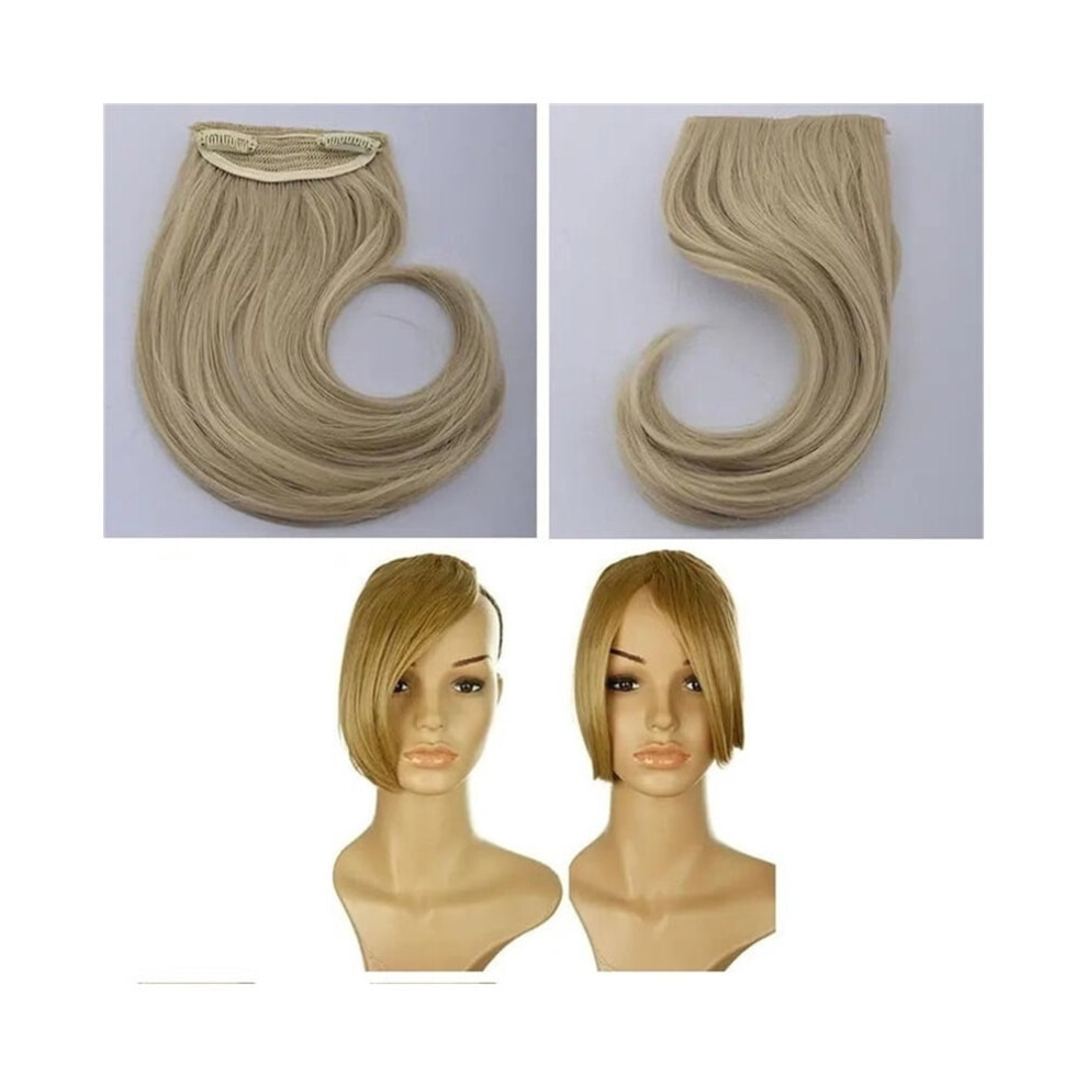 Synthetic Long Clip In On Front Hair Bang Side Fringe Hair Extension Bangs Hair Piece