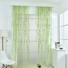 Rideaux en voile de tulle pour chambre à coucher, rideaux à œillets pour salon