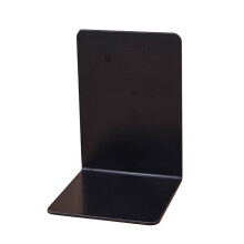 Großer, weiß-grauer Buchständer aus Kunststoff (17 x 12 x 11,8 cm) | Rutschfester Schreibtisch-Organizer für Bücher und Notizbücher