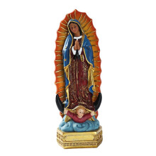 8-calowa figura Matki Boskiej z Guadalupe, rzeźba, religijny prezent na Boże Narodzenie